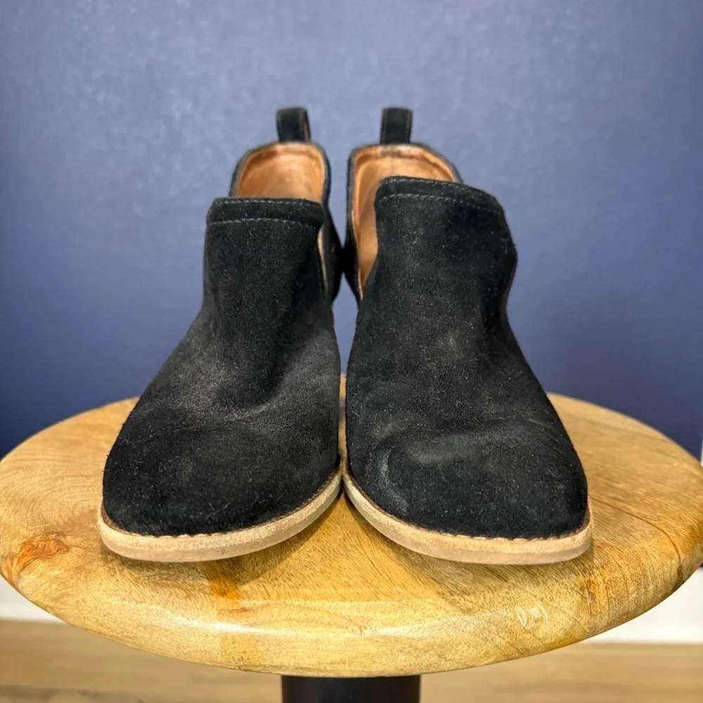 Jeffrey Campbell Rosalee Black Suede Ankle Booties | Size 9